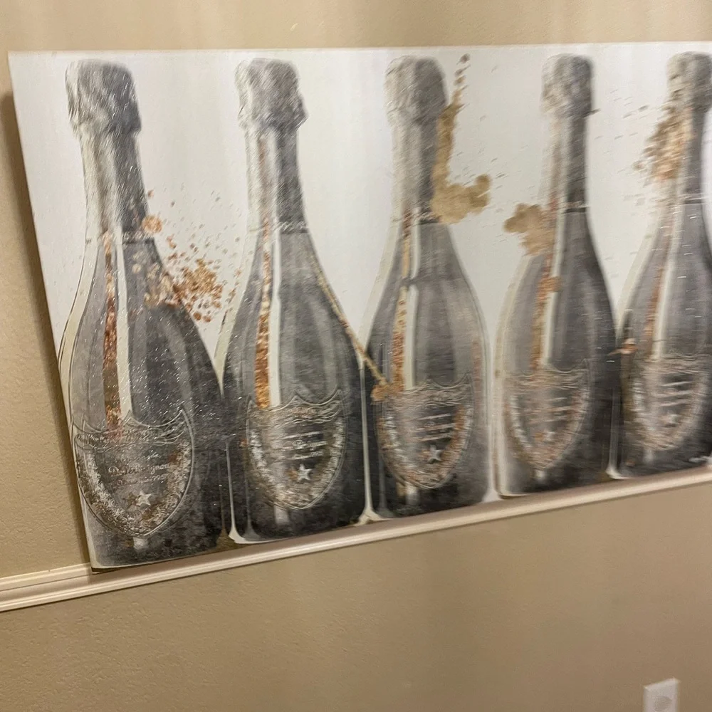 Glitter Galore!! Stunning Z Gallerie Canvas. Oliver Gal 30